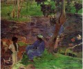 Au bassin postimpressionnisme Primitivisme Paul Gauguin